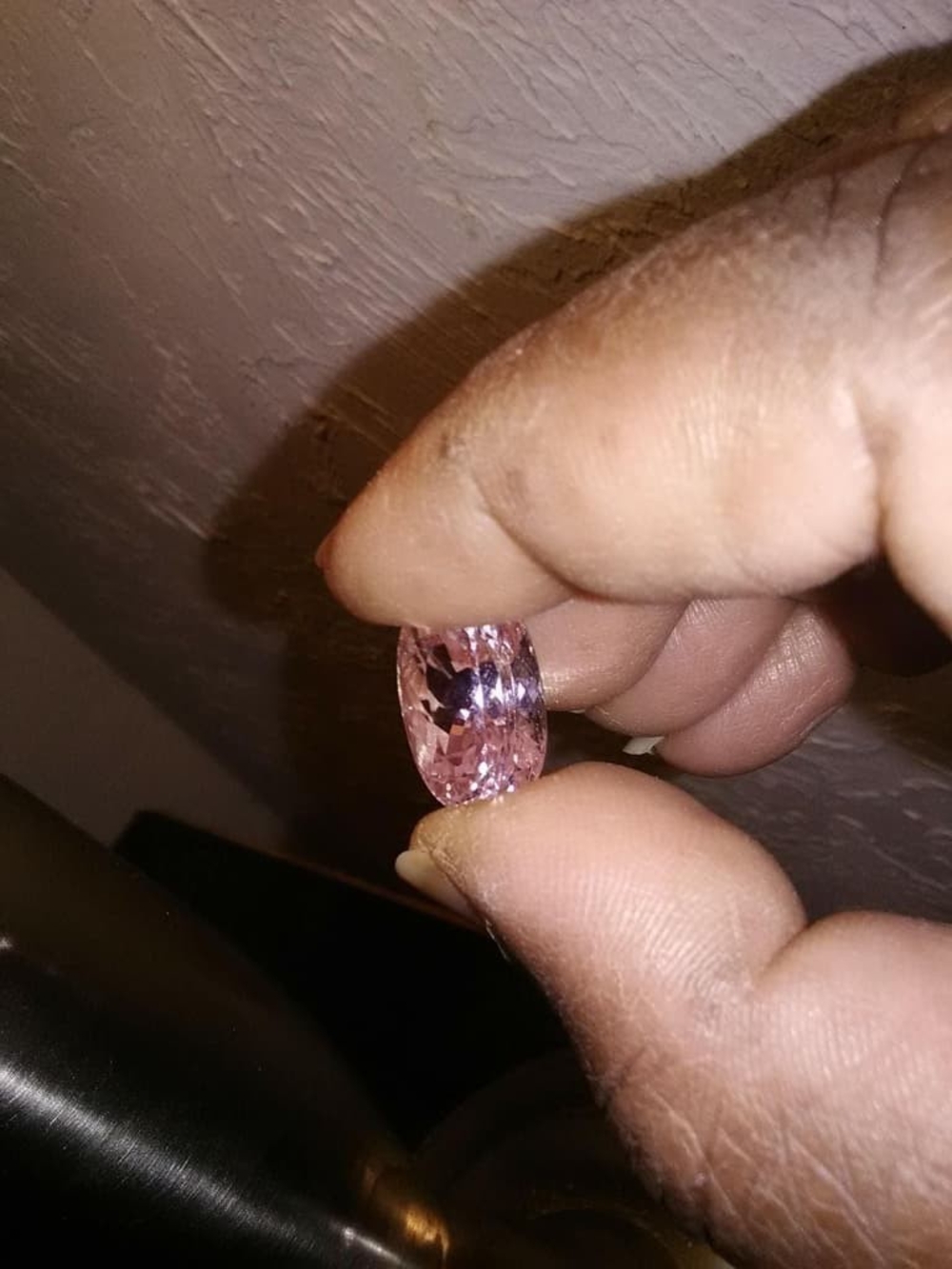 Lab Certified Natural 14.68ct Oval/Fancy Kunzite